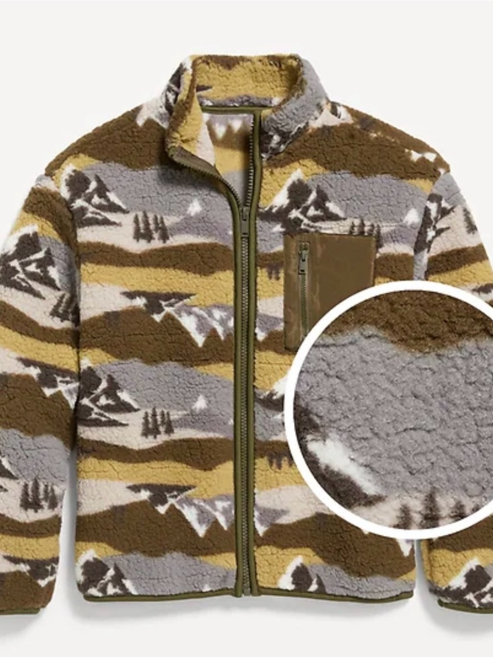 ‼️SALE‼️ Old Navy kids Sherpa Zip jacket